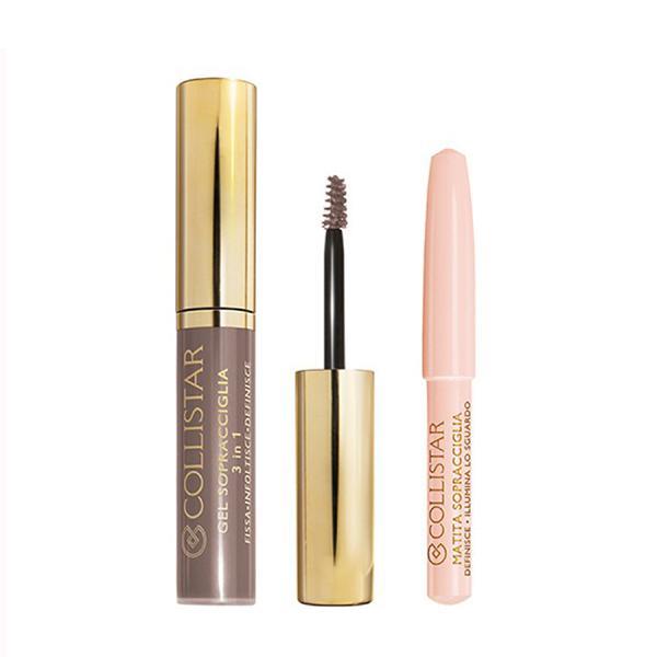 Collistar Perfect Eyebrow Kit gél na obočie 4 ml + 0.5 g, 2 Asia Brown Collistar Perfect Eyebrow Kit gél na obočie 4 ml + 0.5 g, 2 Asia Brown